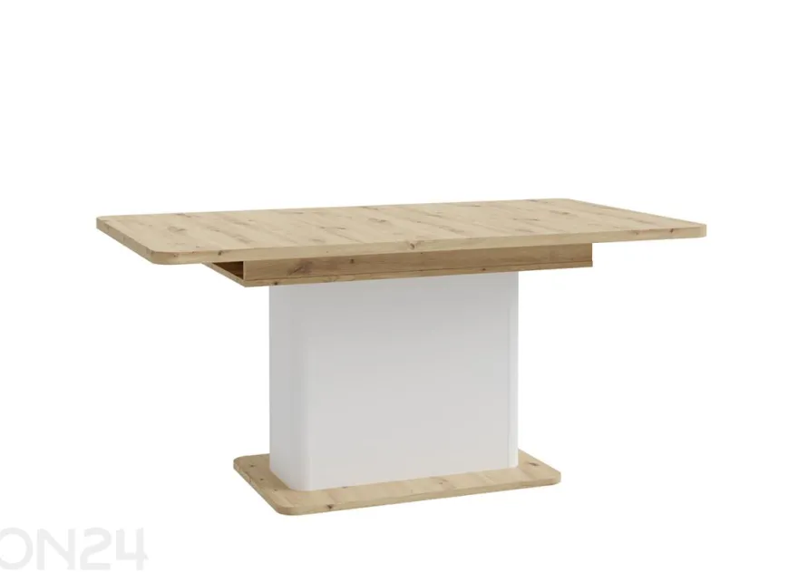 Jatkettava ruokapöytä Wardiol 90x160/200 cm