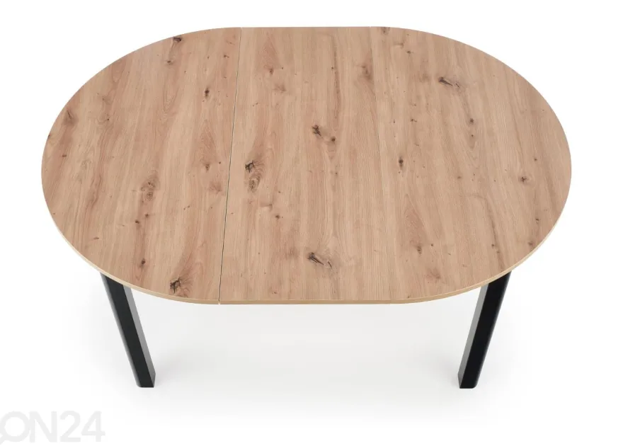 Jatkettava ruokapöytä 102/142x102 cm
