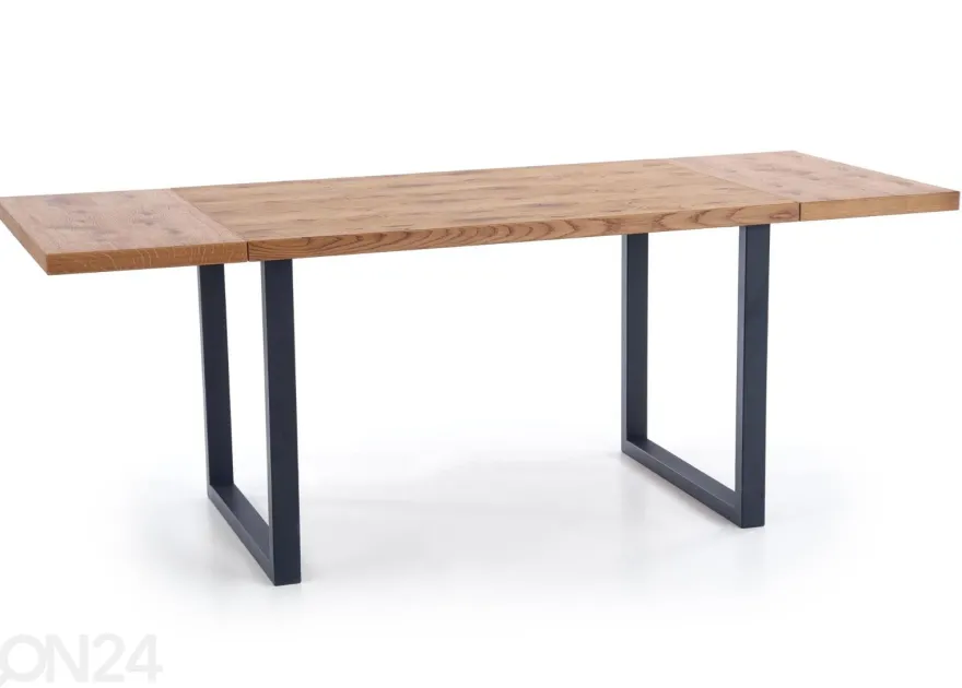 Jatkettava ruokapöytä 126/206x80 cm