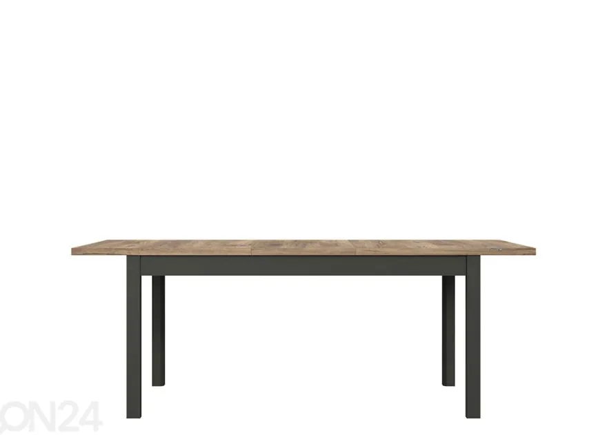 Jatkettava ruokapöytä 160/207x90 cm