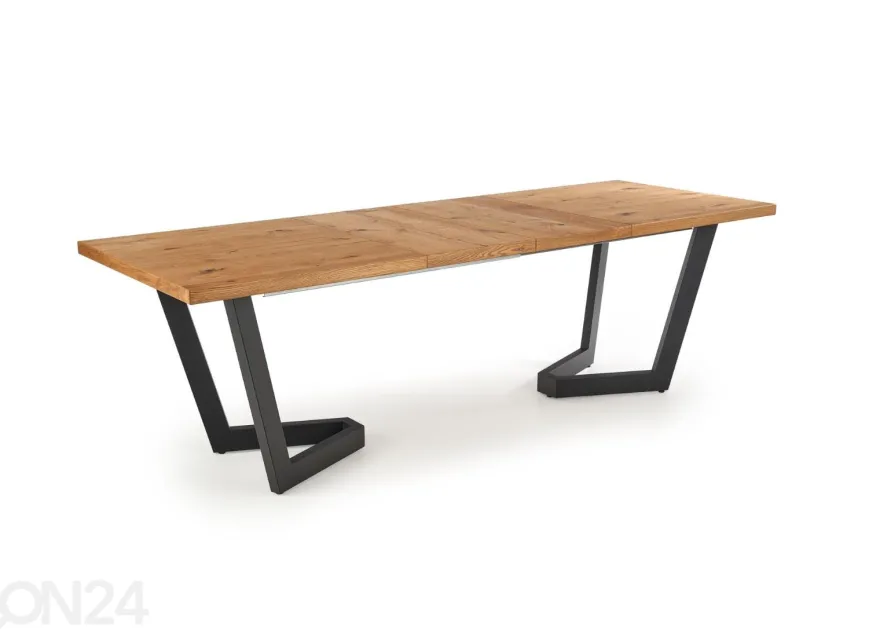 Jatkettava ruokapöytä 160/250x90 cm