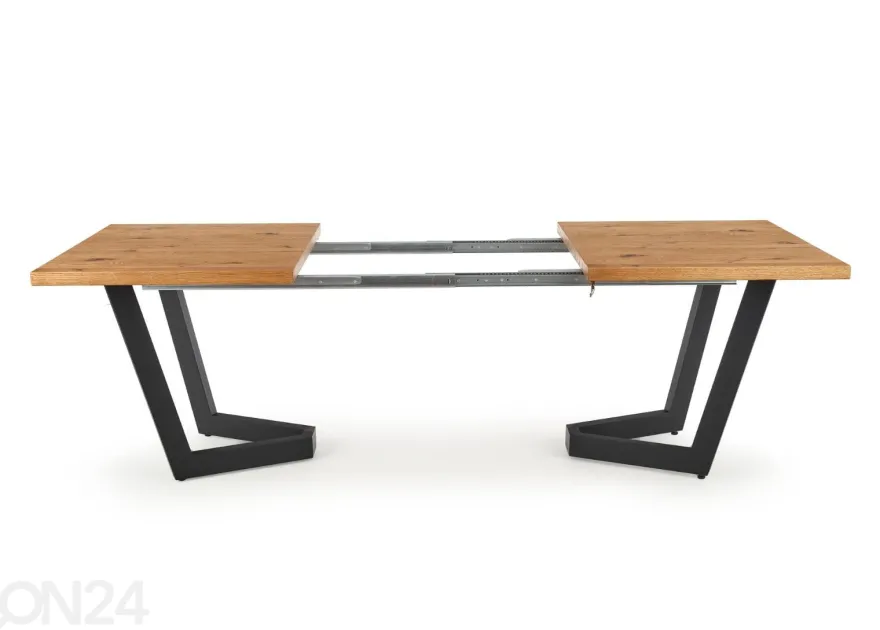 Jatkettava ruokapöytä 160/250x90 cm