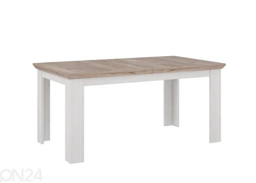 Jatkettava ruokapöytä 160/207x90 cm