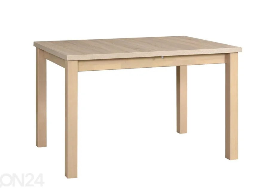 Jatkettava ruokapöytä 120-150x80 cm
