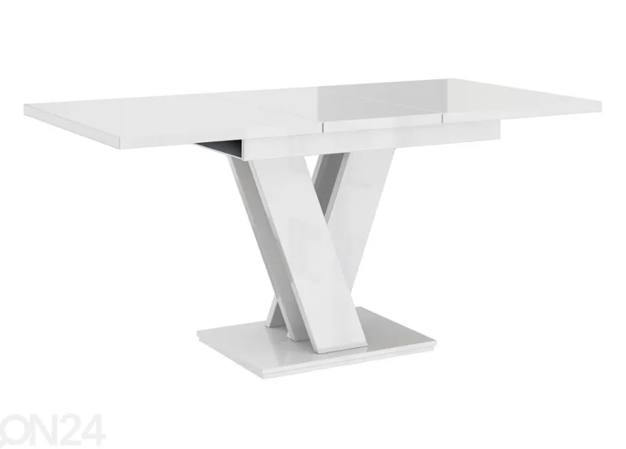 Jatkettava ruokapöytä 80x120-160 cm