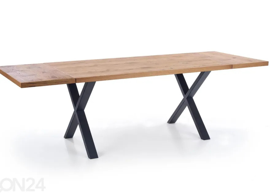 Jatkettava ruokapöytä 160/250x90 cm