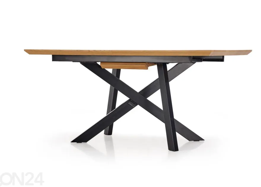 Jatkettava ruokapöytä 160/200x90 cm