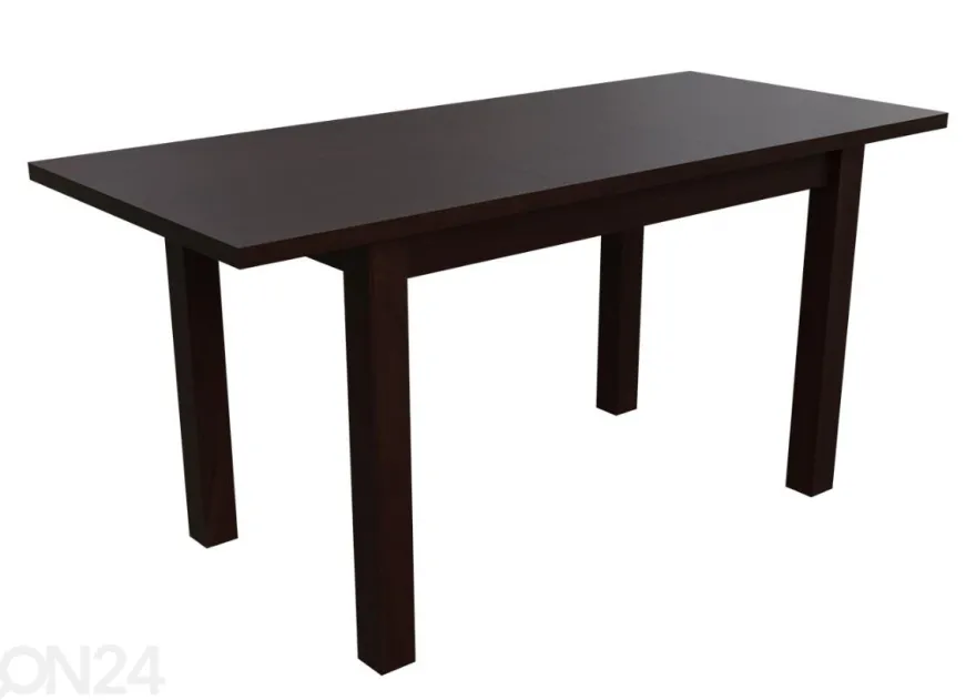 Jatkettava ruokapöytä 70x120-160 cm + 4 tuolia