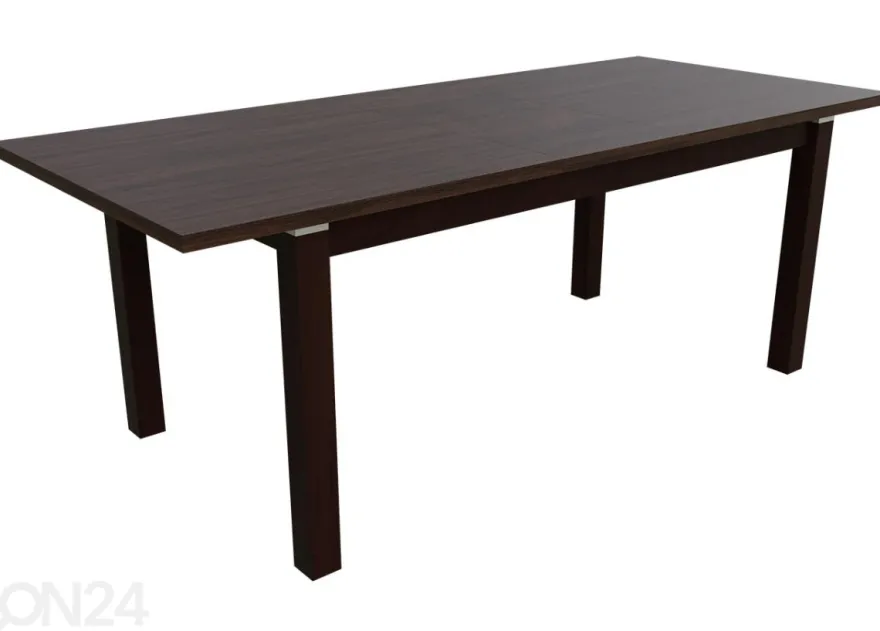 Jatkettava ruokapöytä 80x160-200 cm + 6 tuolia
