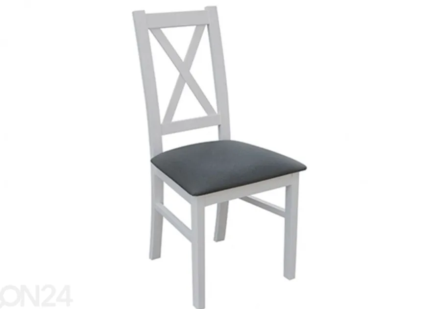 Jatkettava ruokapöytä 80x160-200 cm + 6 tuolia