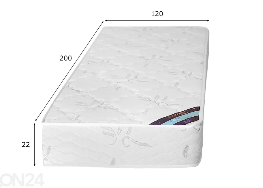 Joustinpatja GoodNight Pocket Relaxon 120x200 cm