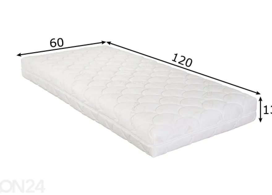 Joustinpatja Hypnos Vesta 60x120x13 cm, BAMBOO