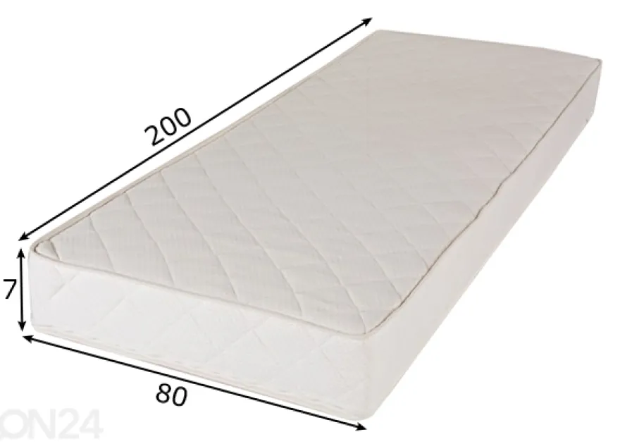 Joustinpatja Pocket 80x200 cm