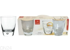 Juomalasi Bormioli Rocco Luna 26 cl, 3 kpl