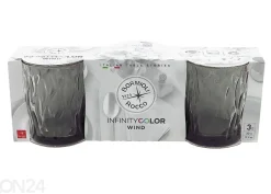 Juomalasi Bormioli Rocco Wind onyx, 30 cl, 3 kpl