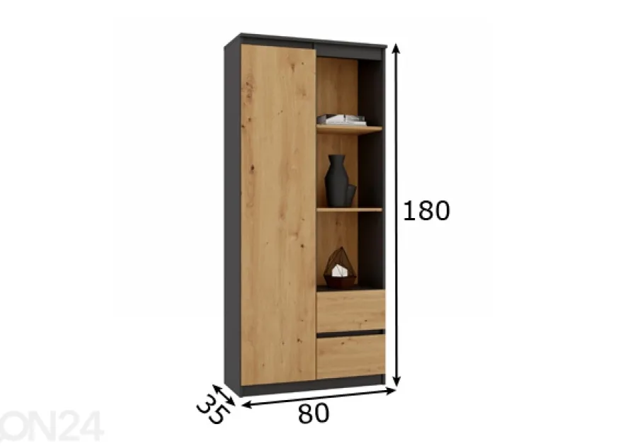 Kaappi 80 cm