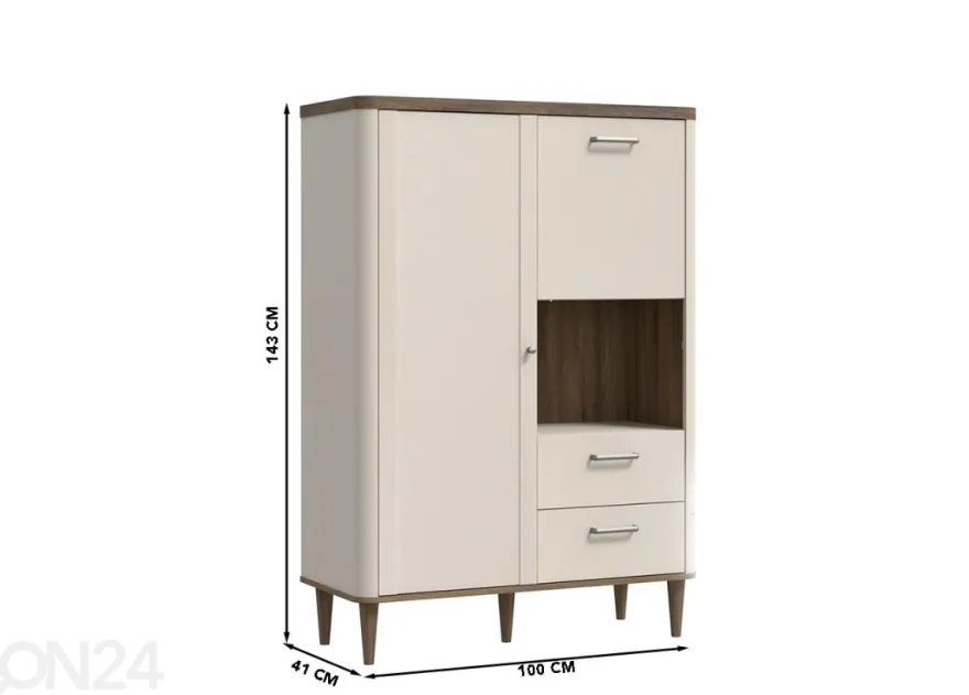 Kaappi 100 cm