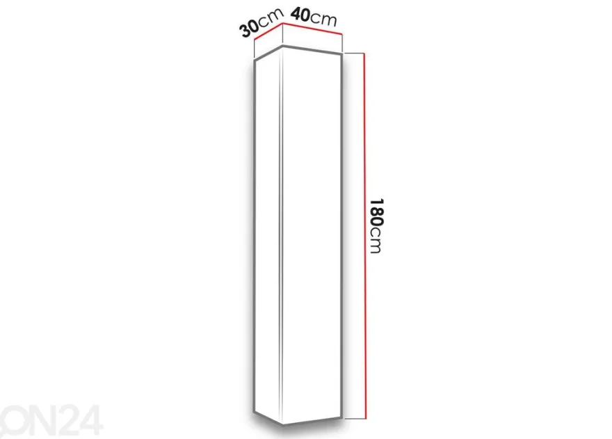 Kaappi Figo 40 cm