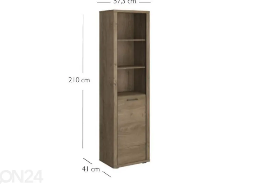 Kaappi/hylly Cordan 57 cm