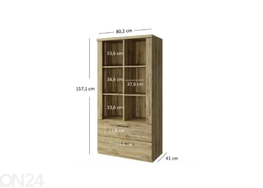 Kaappi/hylly Doorset