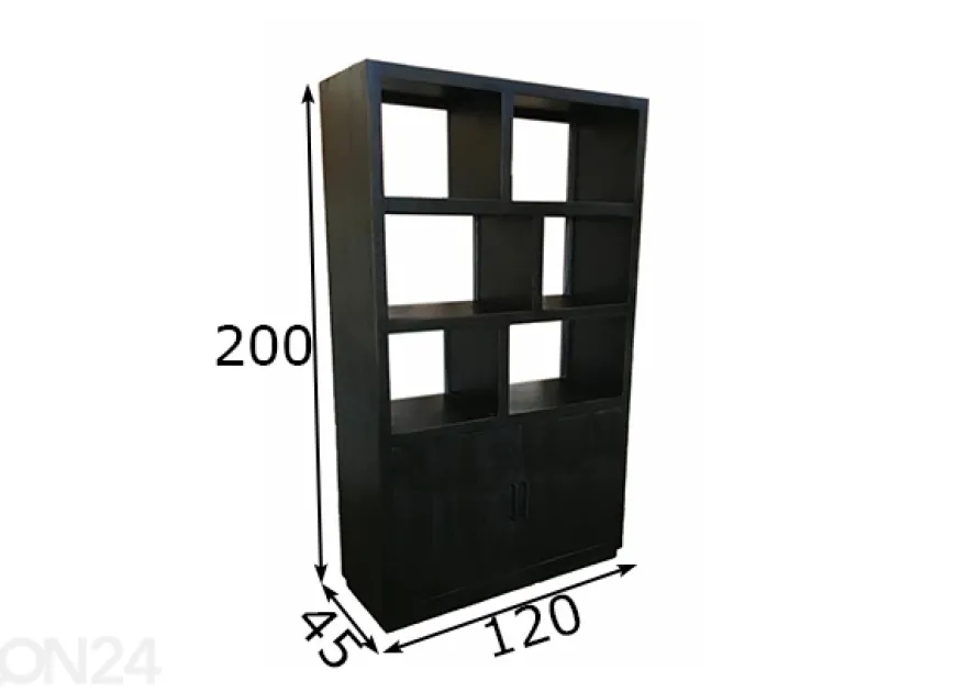 Kaappi/hylly Jaxx 120 cm