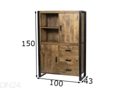 Kaappi/hylly Nairobi 100 cm