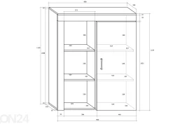 Kaappi Keana 90 cm