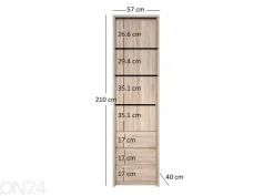 Kaappi Norton 57 cm
