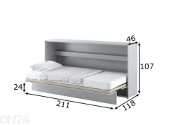 Kaappisänky Lenart BED CONCEPT 90x200 cm