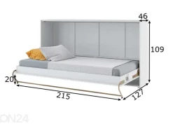 Kaappisänky Lenart CONCEPT PRO 90x200 cm
