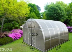 Kaarikasvihuone Easy-UP, 4 mm 3x8 m