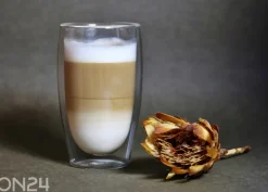 Kaksiseinäiset lasit Latte, 2 kpl 350 ml