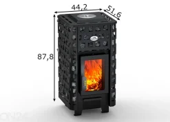 Kamiina/liesi Vertical runkokehyksellä 10 kW