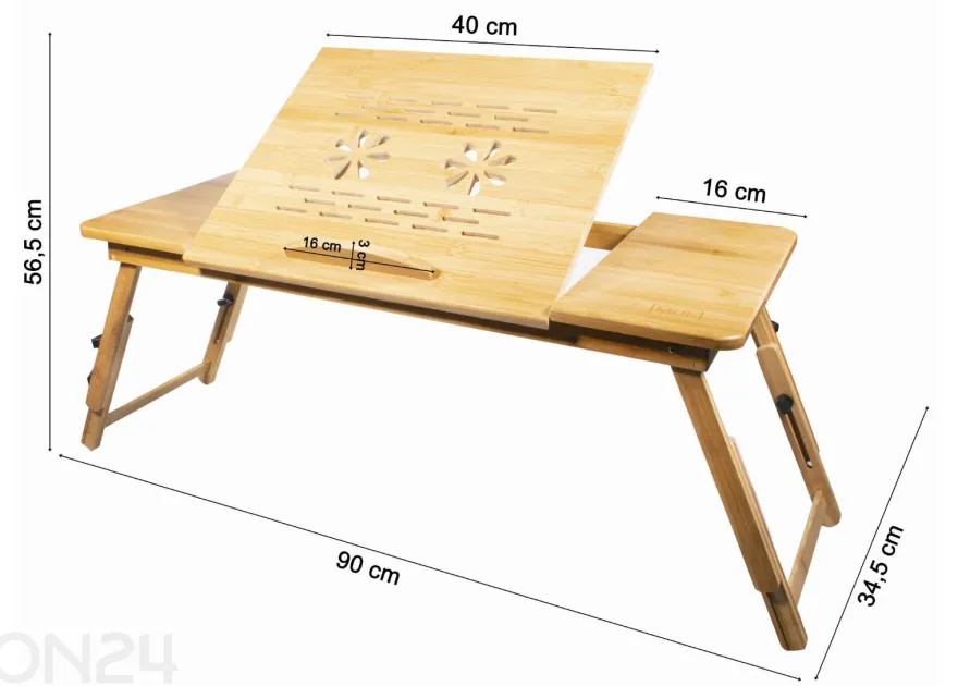 Kannettava tietokonepöytä XL