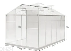 Kasvihuone POLAR 5,9 m²