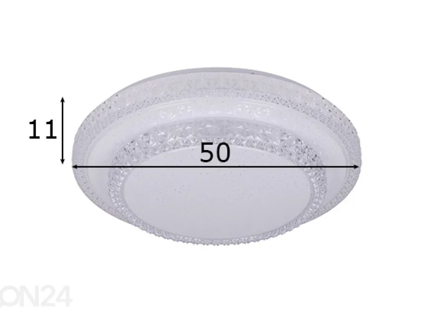 Kattoplafondi Gross LED, kaukosäätimellä