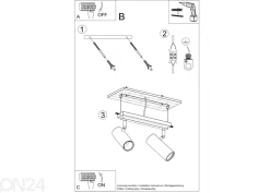 Kattovalaisin Direzione 2, valkoinen