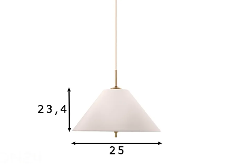 Kattovalaisin Iris 25, kermansävyinen