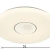 Kattovalaisin Moon LED Ø 51 cm