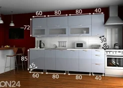 Keittiökalusteet 260 cm