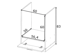 Keittiökalusteet 260 cm