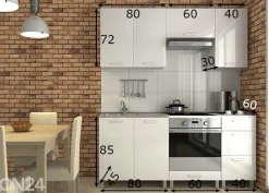 Keittiökalusteet 180 cm