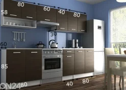 Keittiökalusteet 260 cm