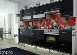 Keittiökalusteet 260 cm