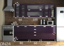Keittiökalusteet 220 cm