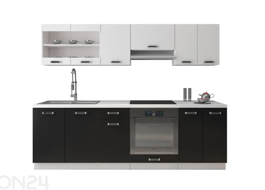 Keittiökalusteet Omega I 240 cm