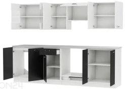 Keittiökalusteet Omega I 240 cm + LED