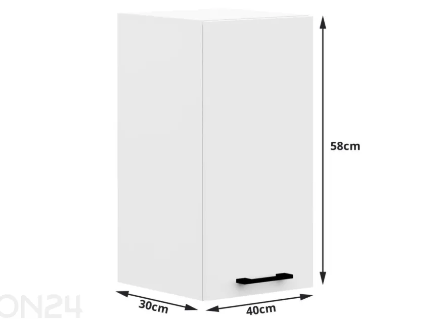 Keittiökalusteet Visby 180 cm
