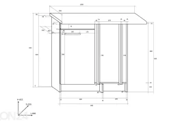 Keittiön alakaappi Plzen 80 cm
