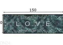 Keittiön matto Cook & Wash Love What You Cook